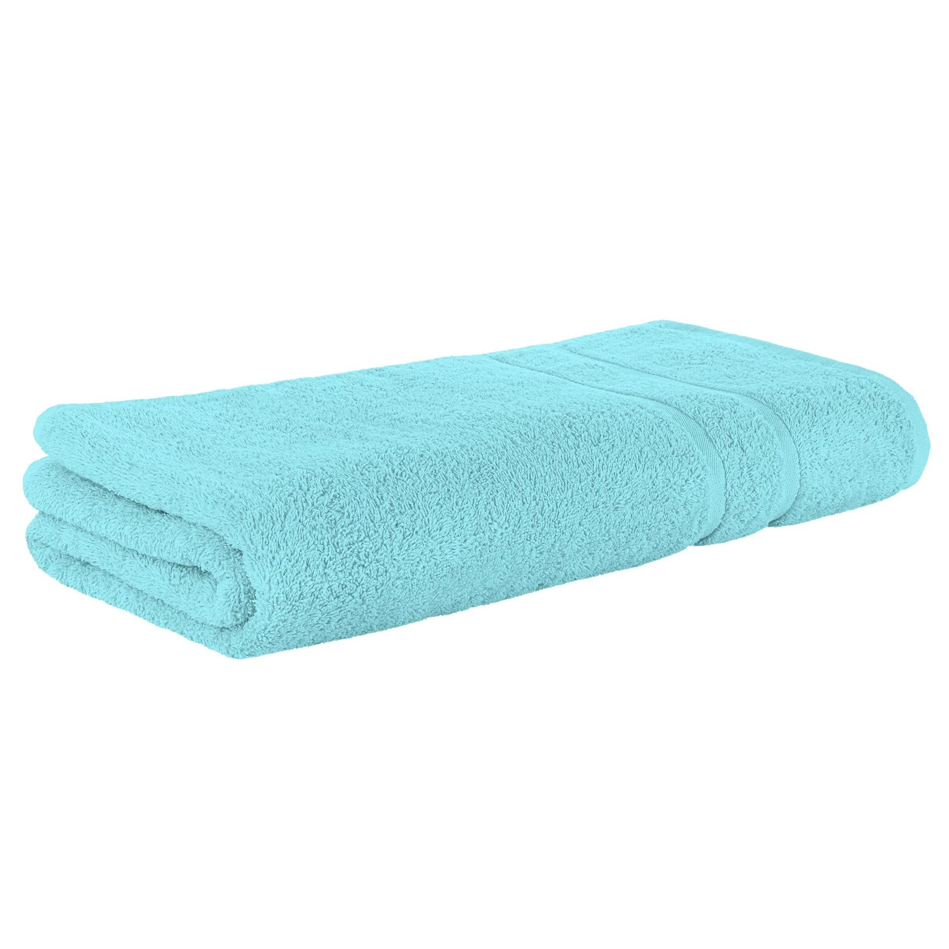 STICKANDSHINE Frottee-Handtücher – Türkis, 100% Baumwolle, 500 g/m²